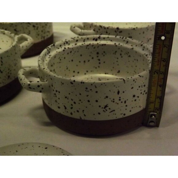 Set 4 Dolly Parton Stoneware Mini Casserole Dishes W Lids Oven Microwave Safe - Picture 8 of 9